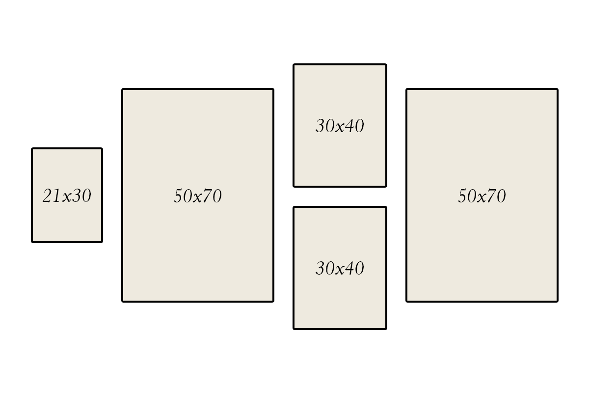 Izkārtojumi lielai galerijas sienai 7 Izkārtojumi lielai galerijas sienai 7